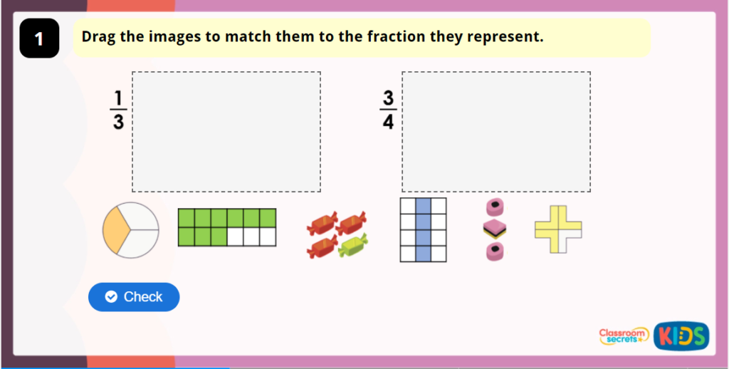 Year 4 What is a Fraction? Game