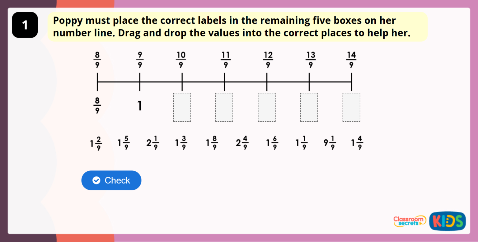 Year 4 Count in Fractions Game | Classroom Secrets Kids