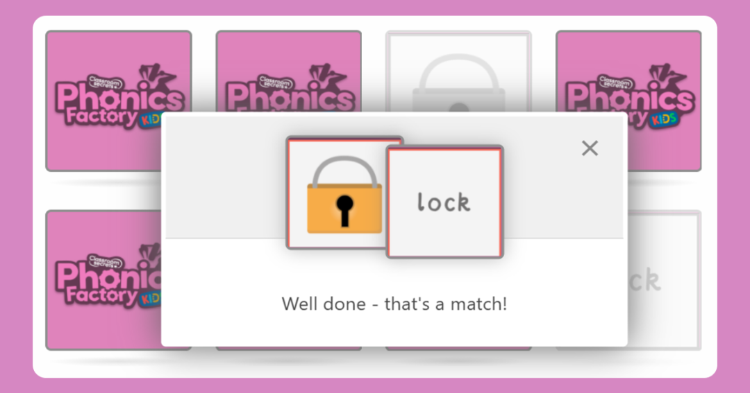 Phonics Phase 2 Set 5b Memory Matching Game in the Phonics Factory ...