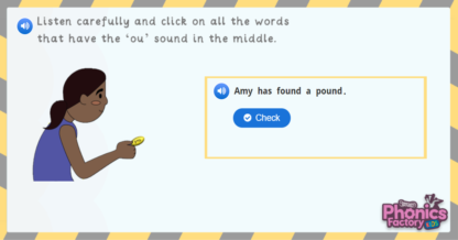 Phonics Phase 5 Set 13 Sounds within Captions Game in the Phonics ...