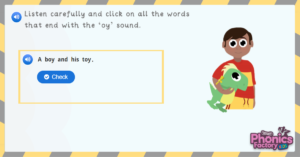 Phonics Phase 5 Set 14 Sounds within Captions Game in the Phonics ...