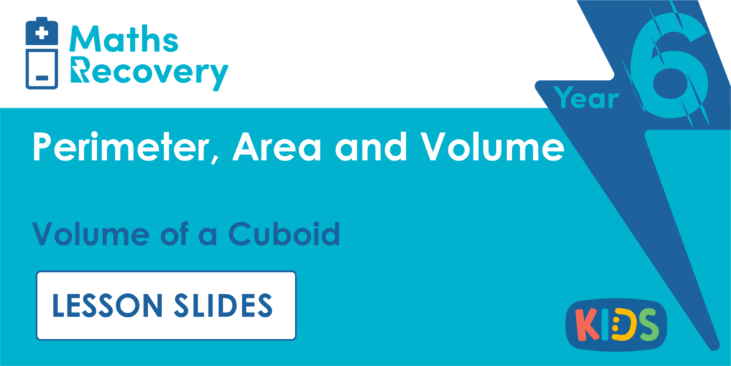 Year 6 Volume of a Cuboid Lesson Slides
