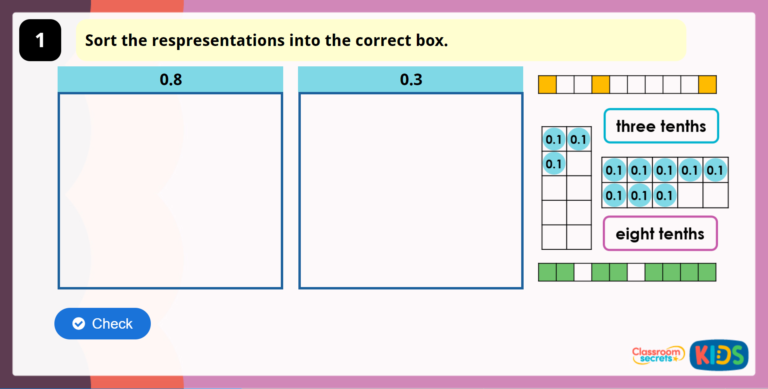 Year 4 Tenths as Decimals Game | Classroom Secrets Kids