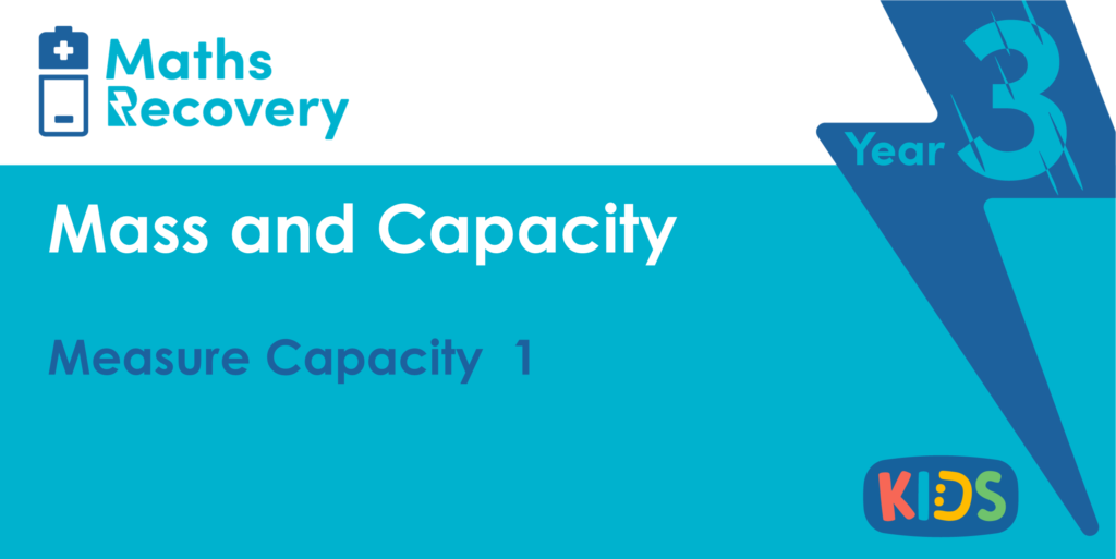 Year 3 Measure Capacity 1 Lesson Slides