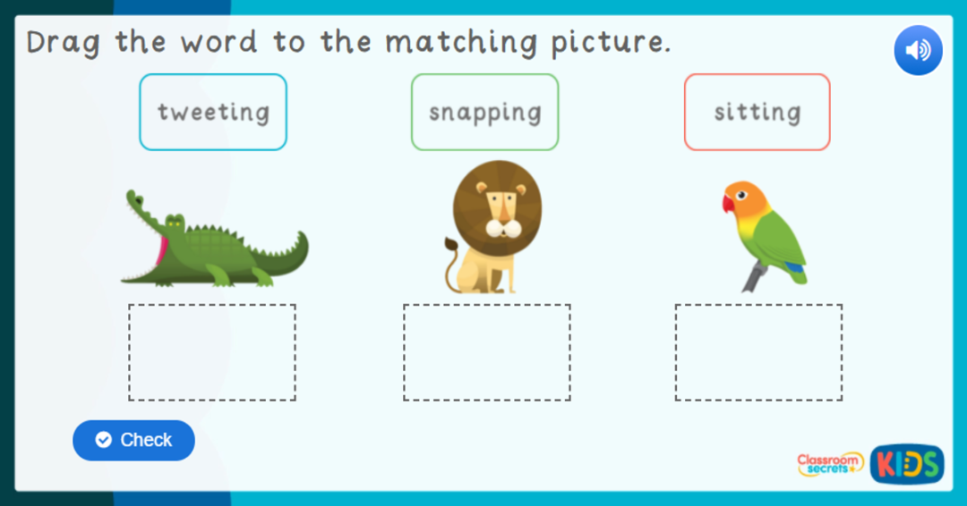 Reception Zoo Labelling Game Classroom Secrets Kids