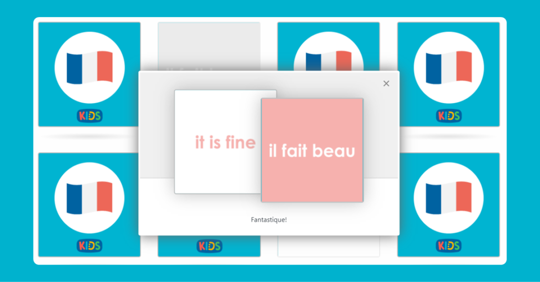 French The Weather Memory Game Classroom Secrets Kids