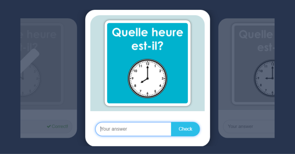 Year 4 French Quelle Heure est-il?