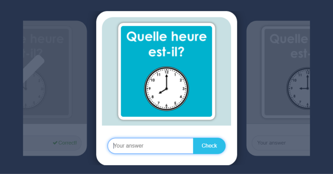 Year 4 French Quelle Heure Est-il? Flashcards | Classroom Secrets Kids