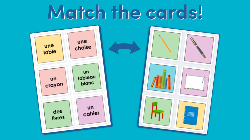 Year 3 The Classroom Matching Game