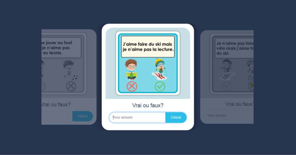 Year 4 French Sports and Hobbies Flashcards